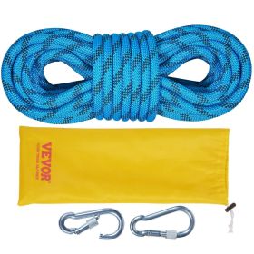 VEVOR Static Climbing Rope, 32 ft Outdoor Rock Climbing Rope with 26KN Breaking Tension, 0.4'' /10 mm High Strength Safety Rope