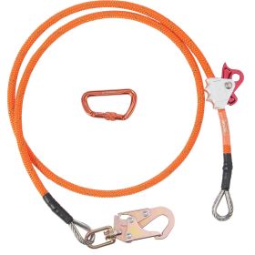 VEVOR 16mm Steel Core Flipline 8ft(2.4m) Arborist Flipline for Fall Protection