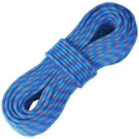 VEVOR 10.2mm Dynamic Climbing Rope 60M(197ft) Outdoor Rock Climbing Rope Blue