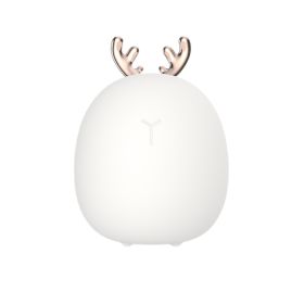 Cartoon Deer Night Light USB Charge Rabbit (Option: antlers)