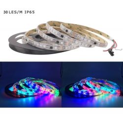 DC12V 1M 5M SMD 5050 RGB White Waterproof 300 LED Flexible  Tape Strip Light (Option: Colour)