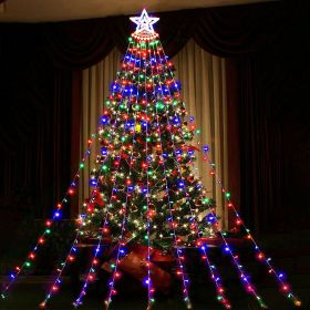 Outdoor Christmas Decorations 350 LED Star Lights Easy Installation Waterproof (Option: W13194937)